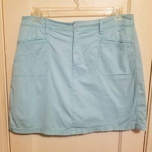 Croft & Barrow Light Blue Mini Skirt